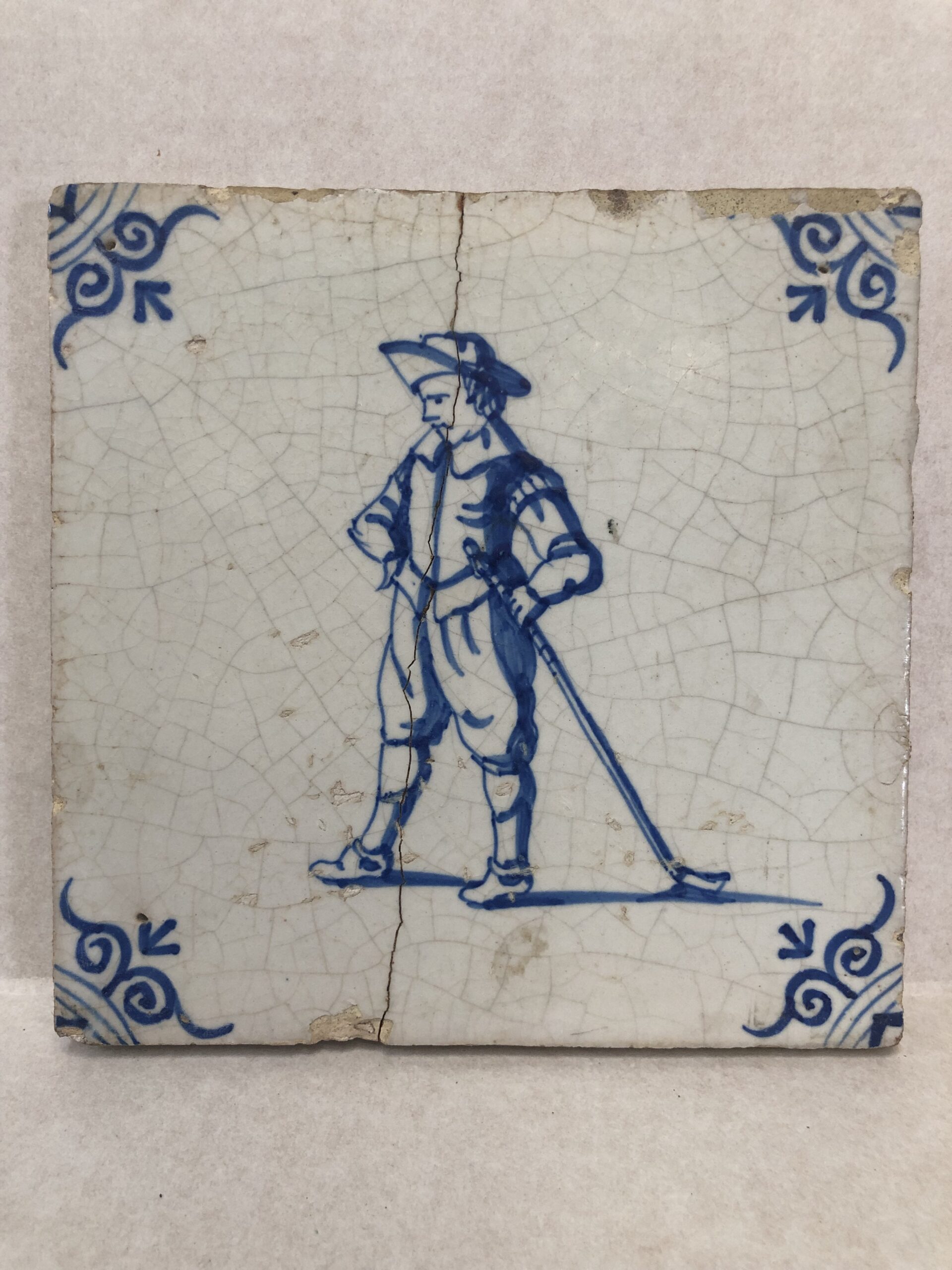 Antique Delft tile