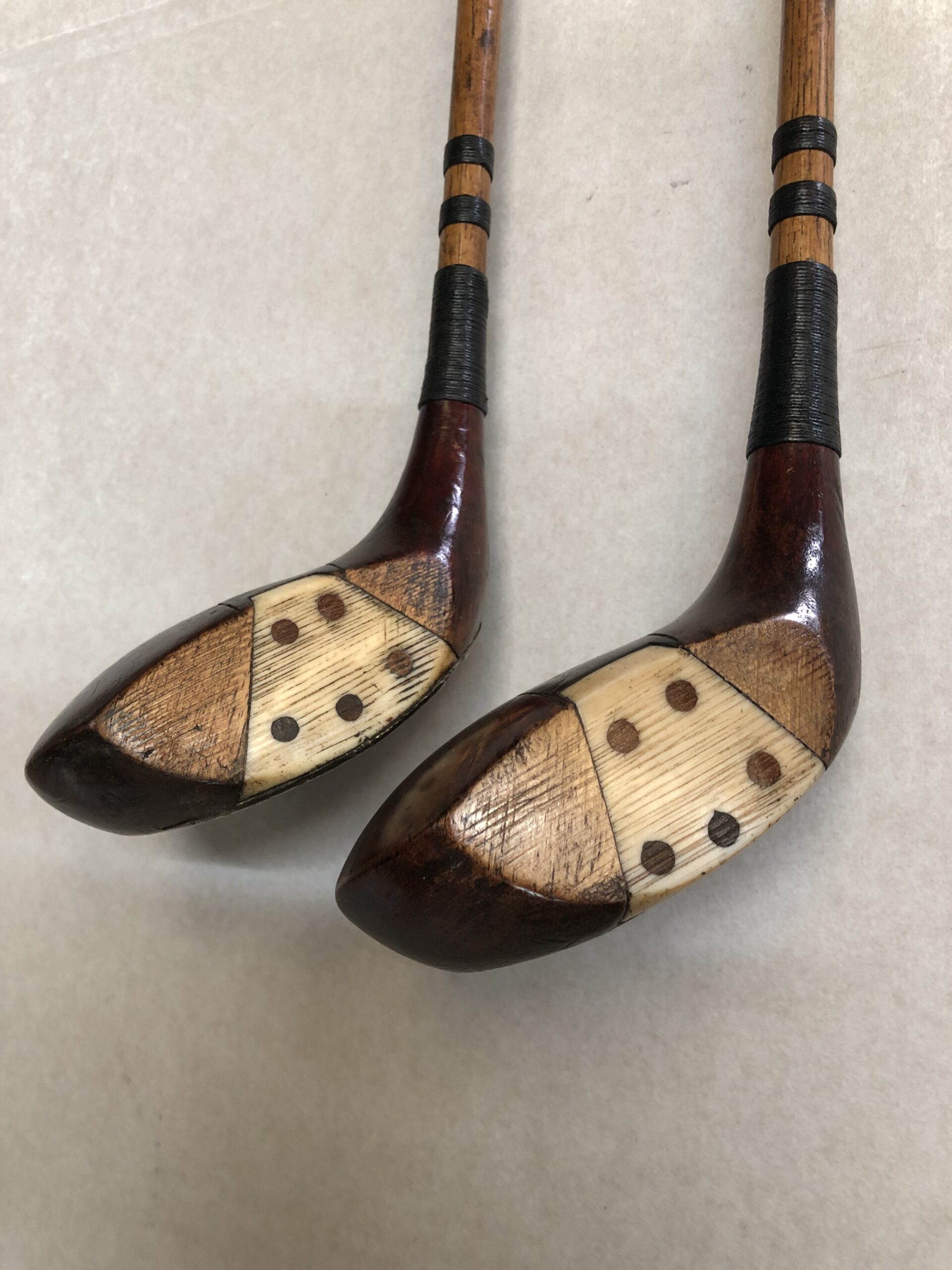 Playable large head Driver & Brassie c.1925