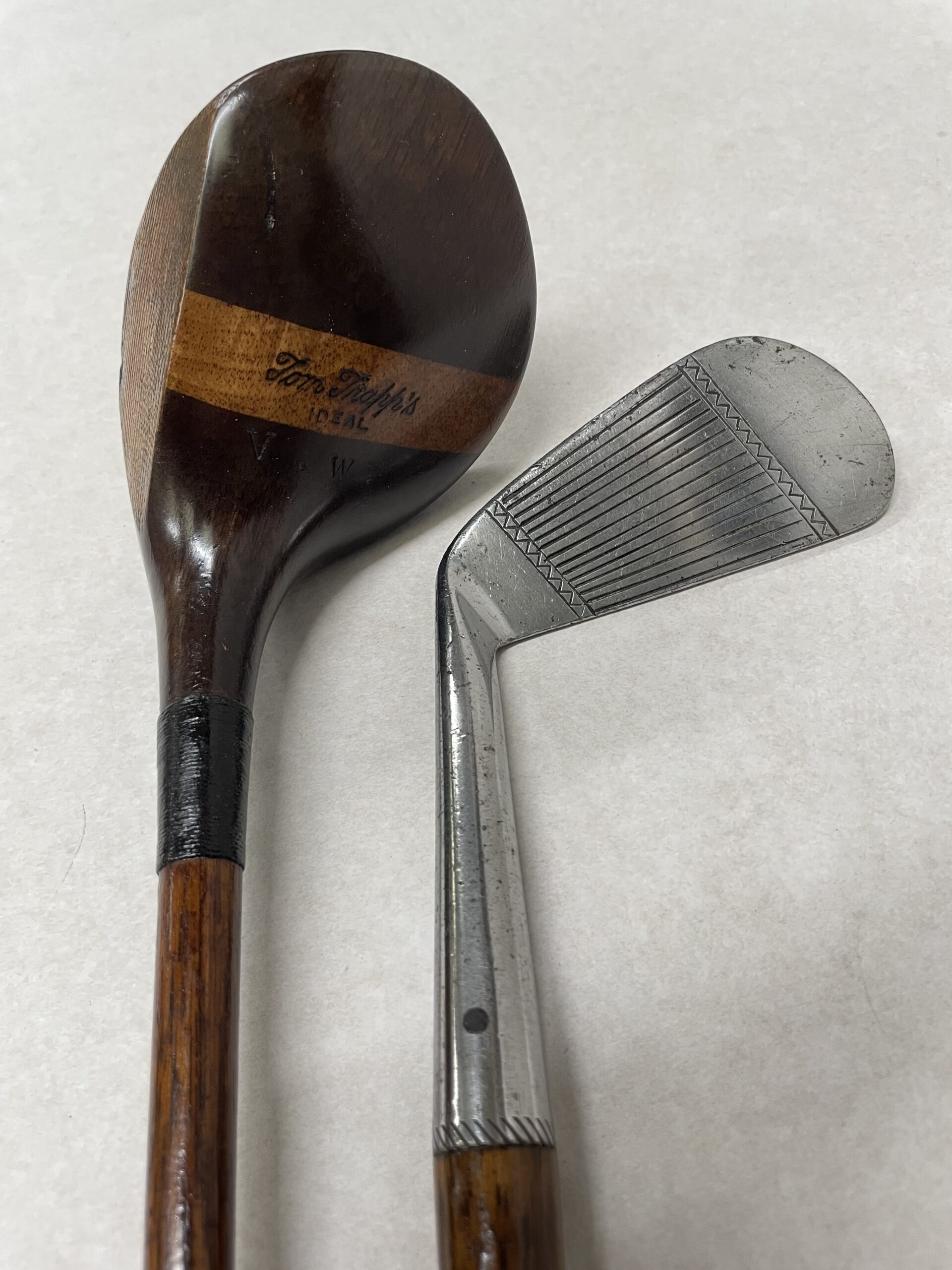 Tom Trapp's 'IDEAL' Model Brassie and 3 Iron, Shirley Park, Croydon c.1926