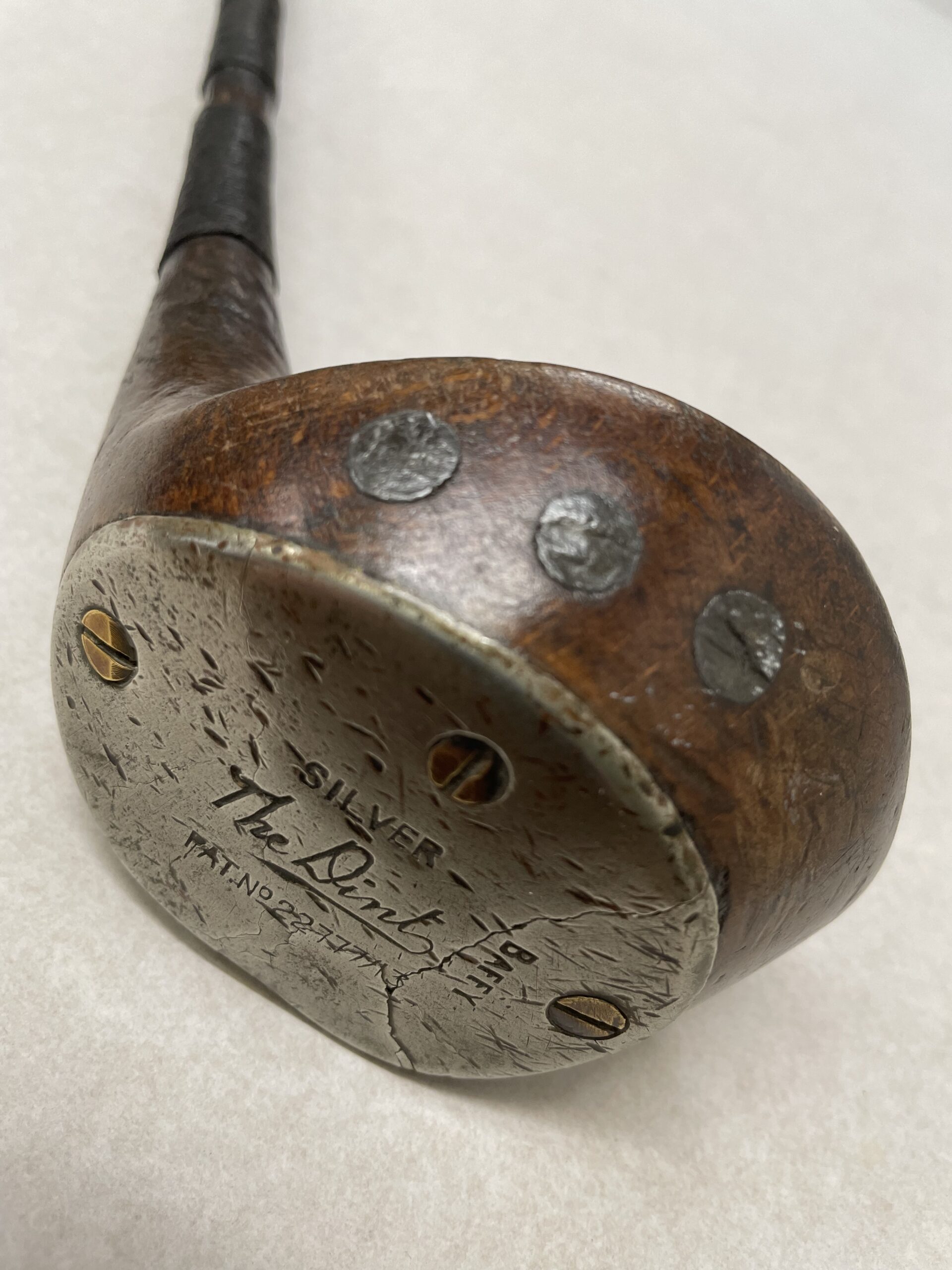 'The Silver Dint' Baffy by Dint Patent Golf Company Ltd. c.1915