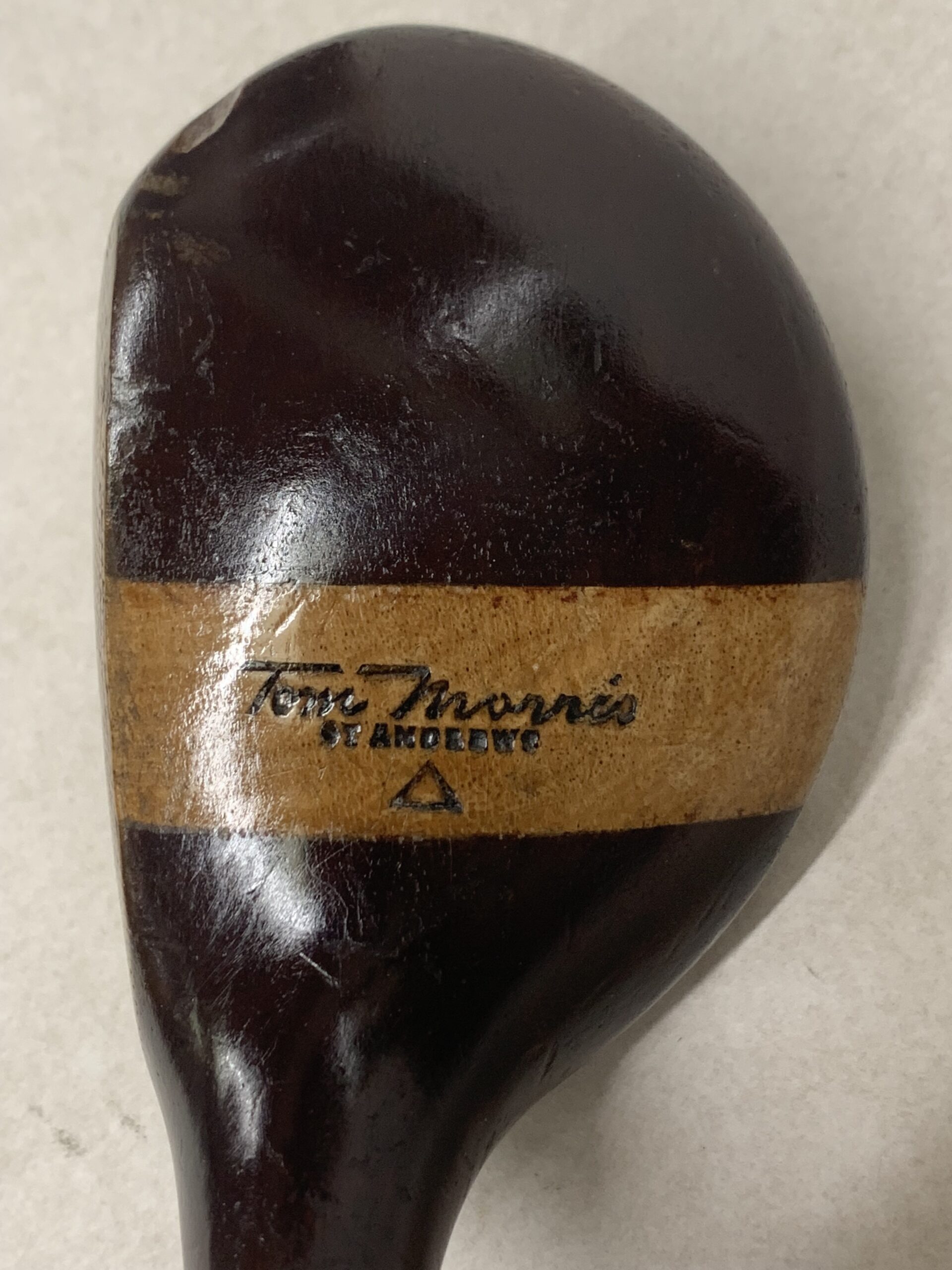 Tom Morris 'Autograph' Series Brassy with Pyratone True Temper 'step down' Steel Shaft