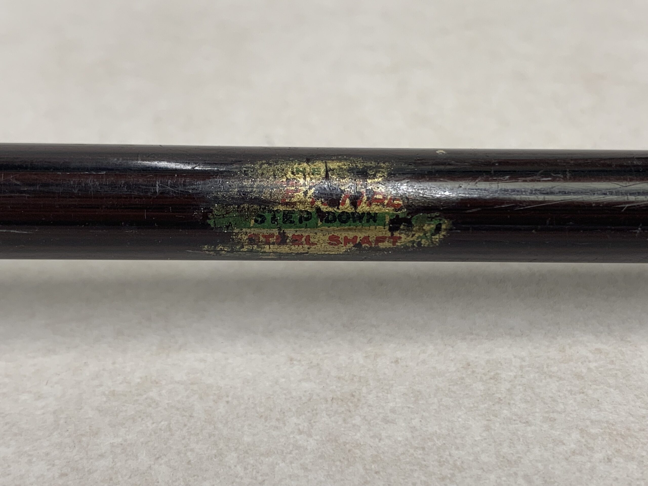 Tom Morris 'Autograph' Series Brassy with Pyratone True Temper 'step down' Steel Shaft