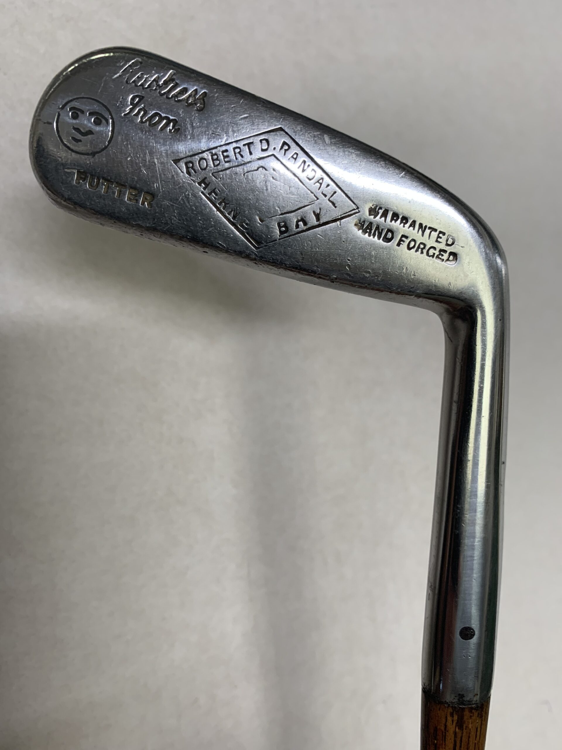 Robert D. Randall, Herne Bay Golf Club 'True Sight' Oval shaft Putter made by Jack White, Sunningdale