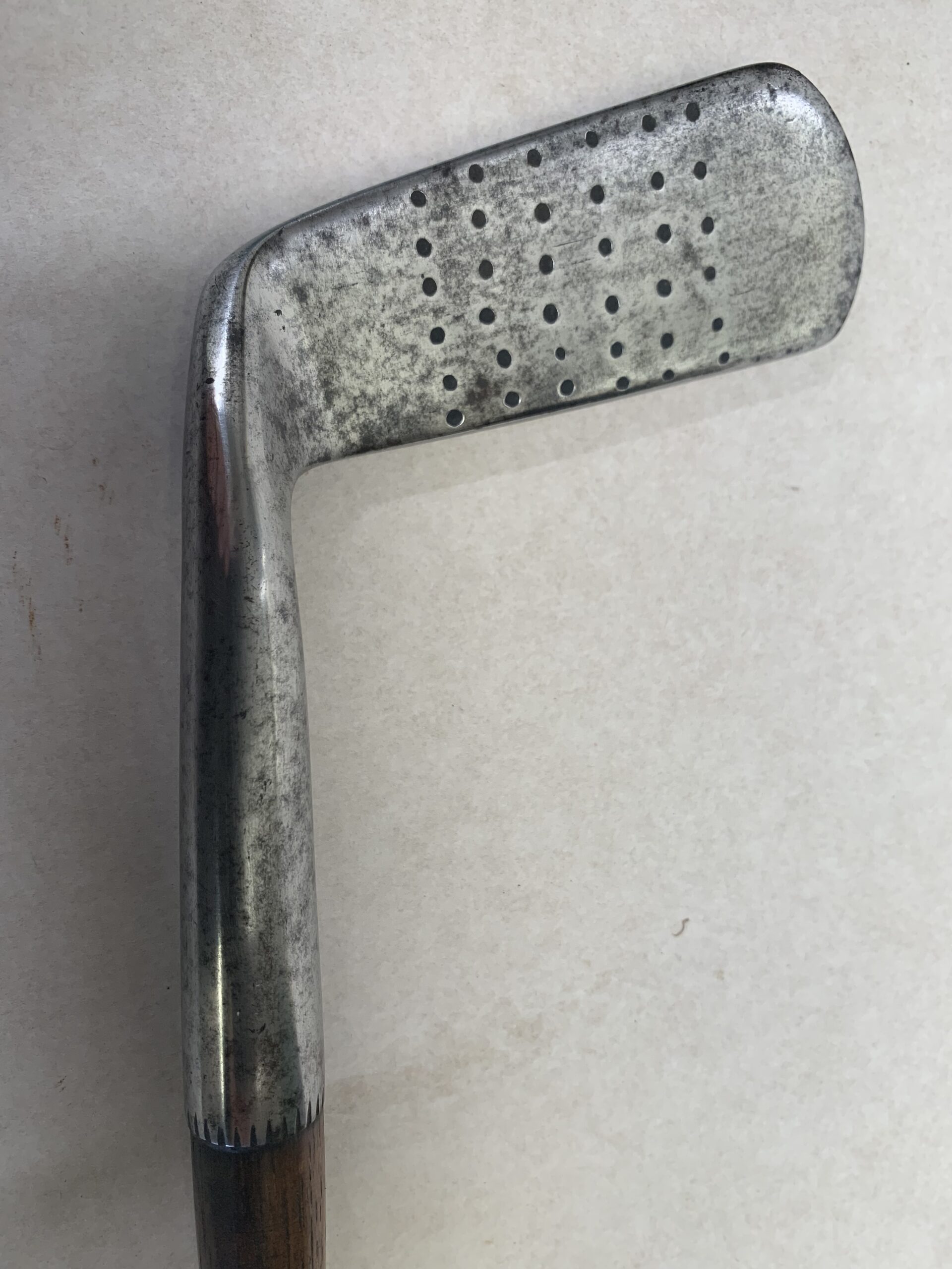 J. Bloxham, Warwickshire Golf Club. Off-set Blade Putter made by R. Condie, St. Andrews c.1905