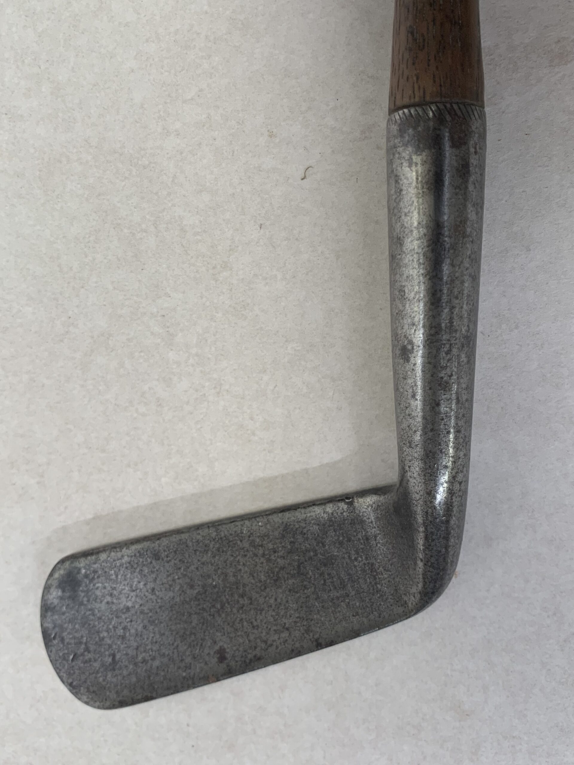 W.L. Thompson, West Drayton Golf Club, Greater London. Off-set blade Putter c.1900