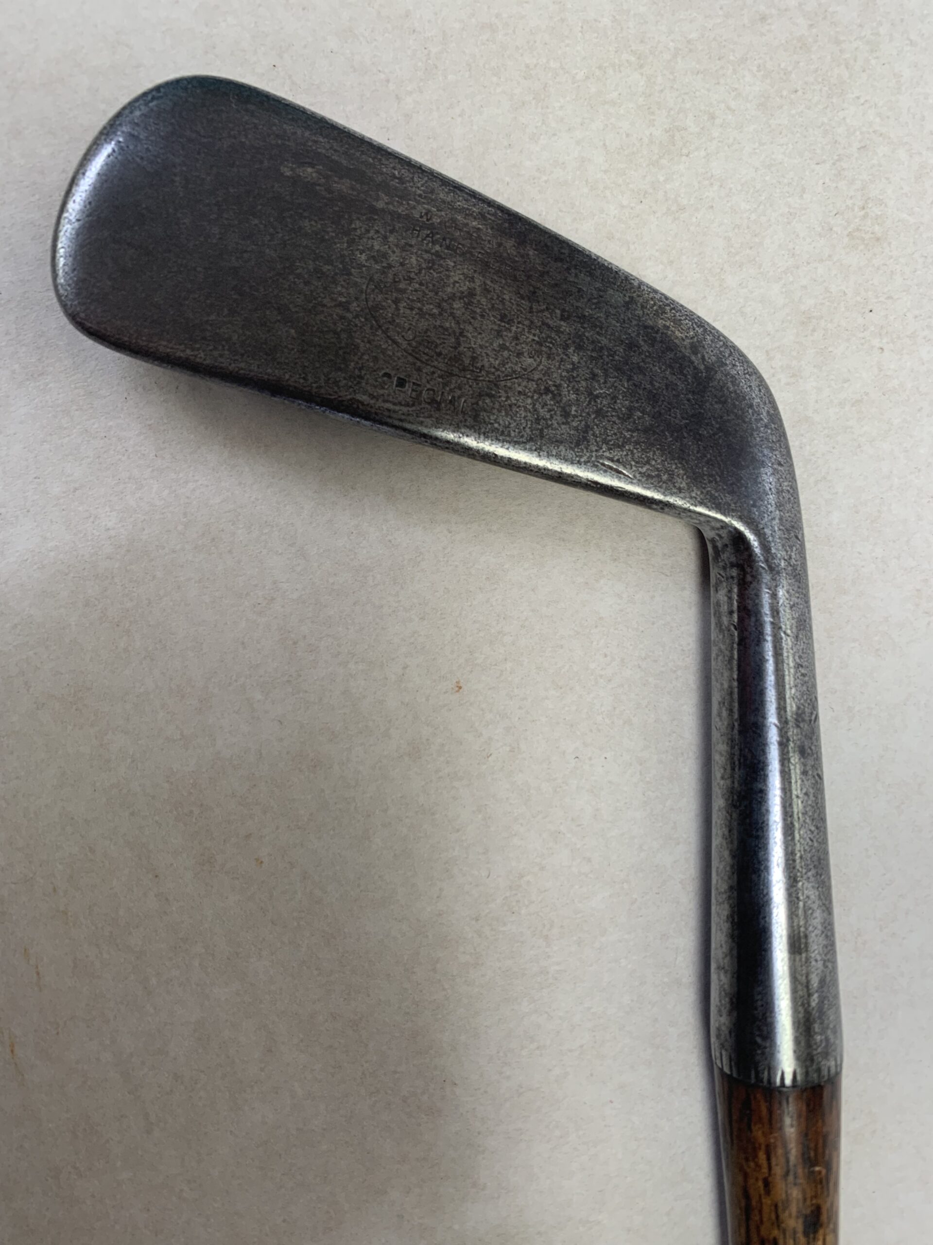 Harry Hunter, Royal Cinque Ports Golf Club. Cleek made by W. Gibson & Co., Kinghorn c.1900