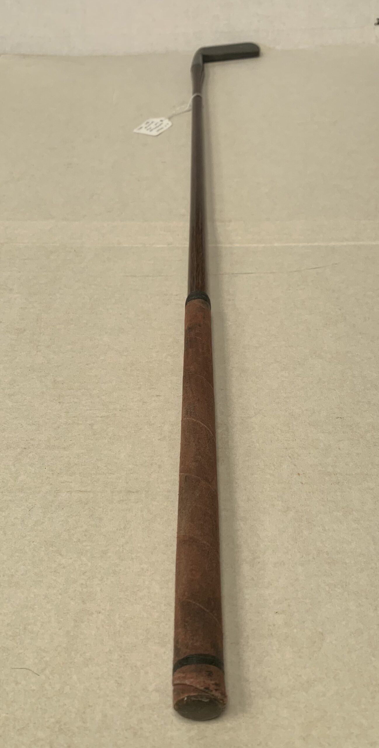 J. Herriot, Glasgow, Brass Putter , made for A.J. Hobley Minehead & West Somerset Golf Club c.1896
