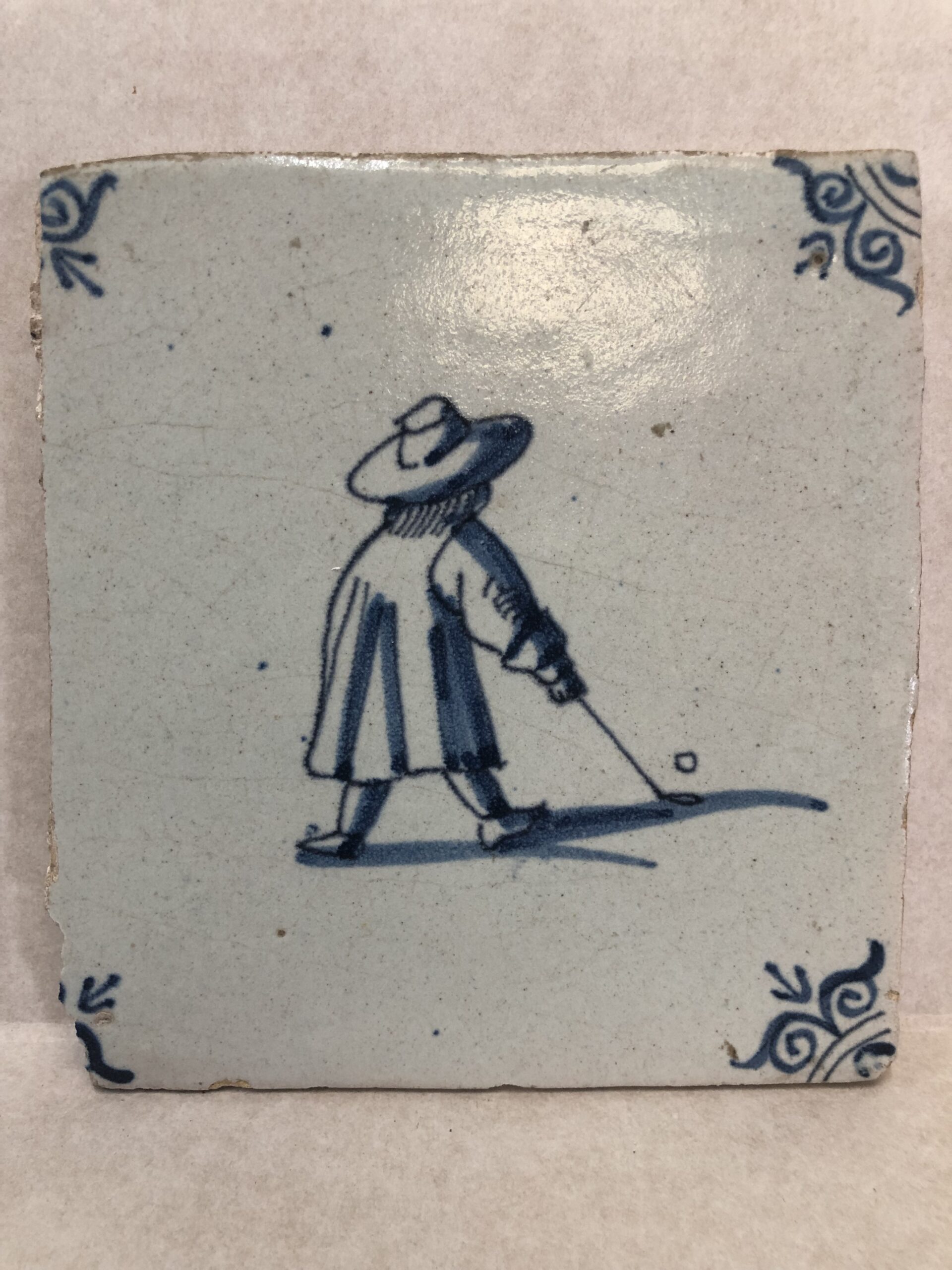Antique Delft tile