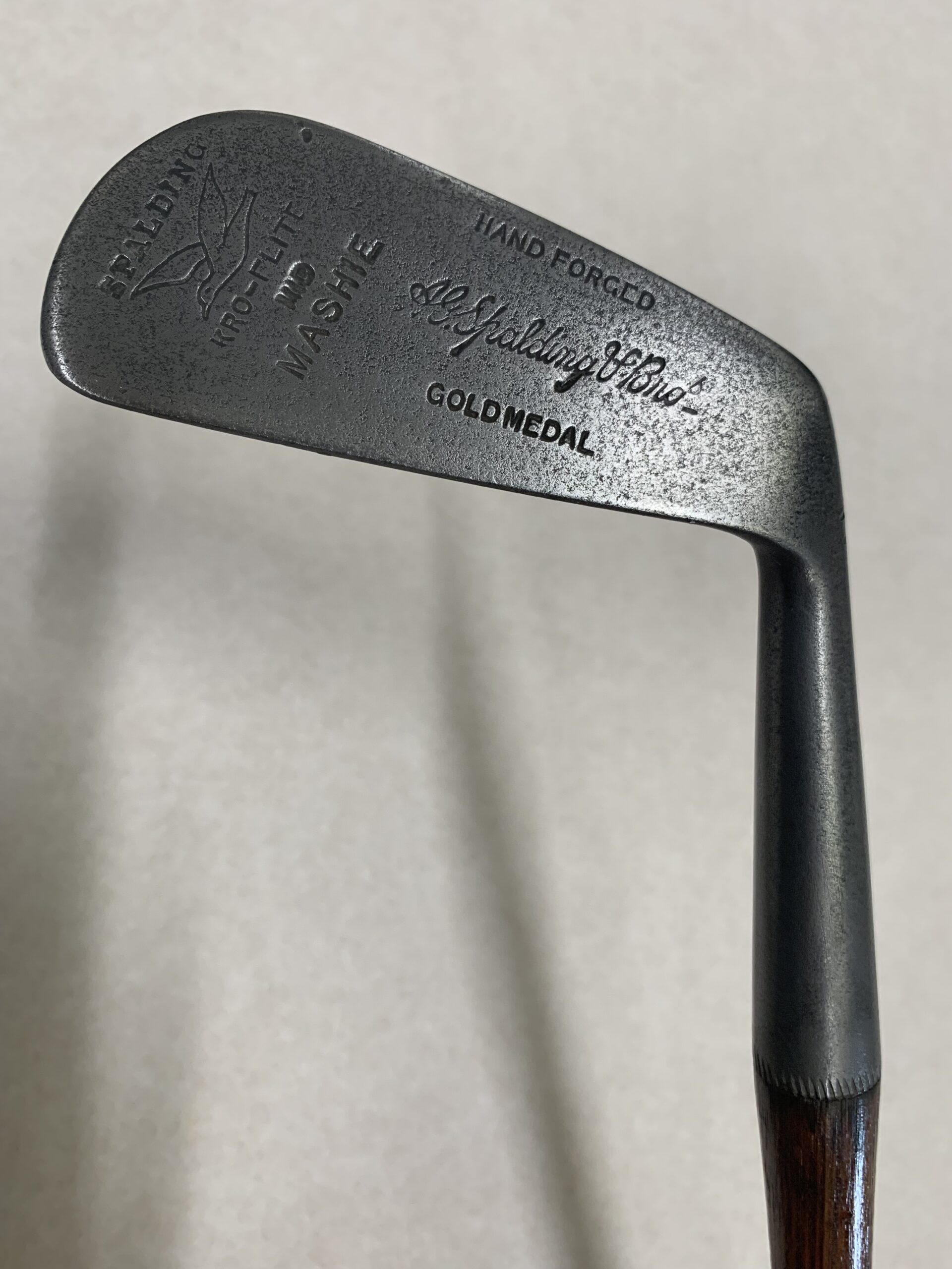 A.G. Spalding & Brothers Kro-Flite Mid Mashie "Gold Medal" series c.1920s