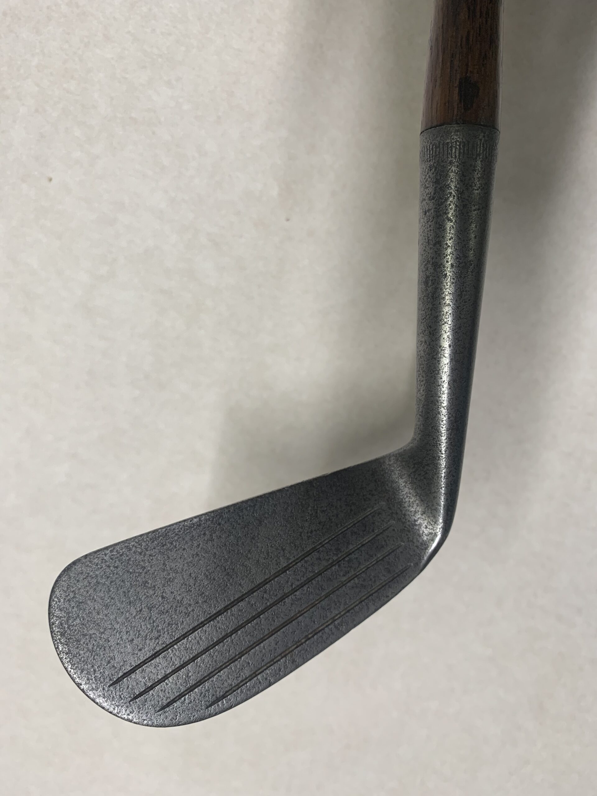 A.G. Spalding & Brothers Kro-Flite Mid Mashie retailed by James Adwick, Olton G.C. c.1920s